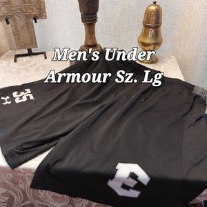 Men's Under Armour Blk. 45 Shorts. Sz. Lg.